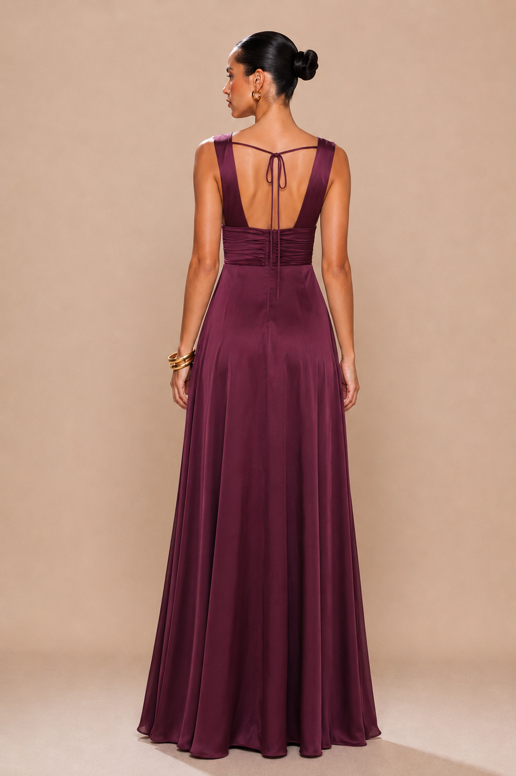 LAVINA MAXI DRESS PLUM