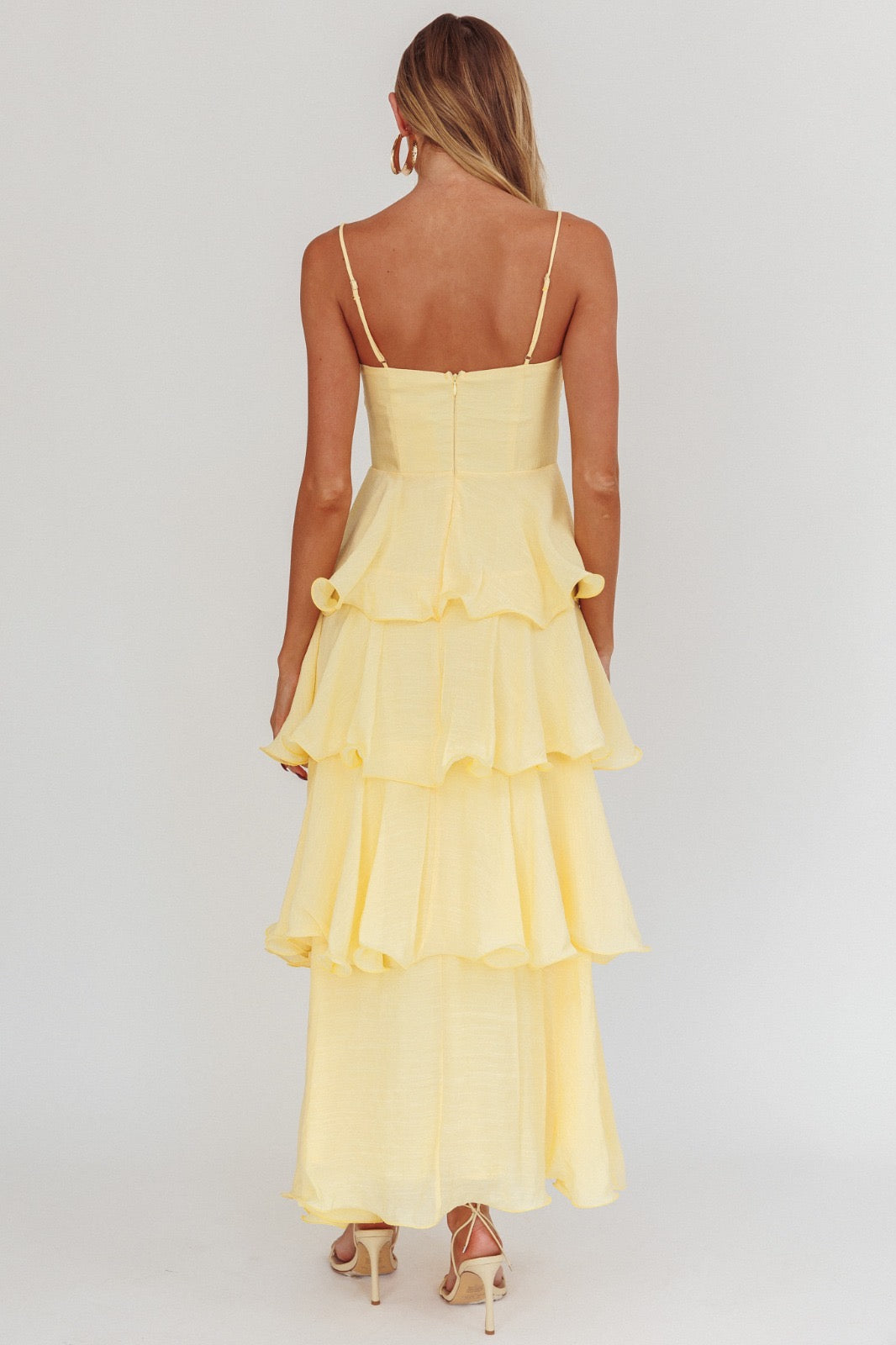 AGATHA MAXI YELLOW DRESS