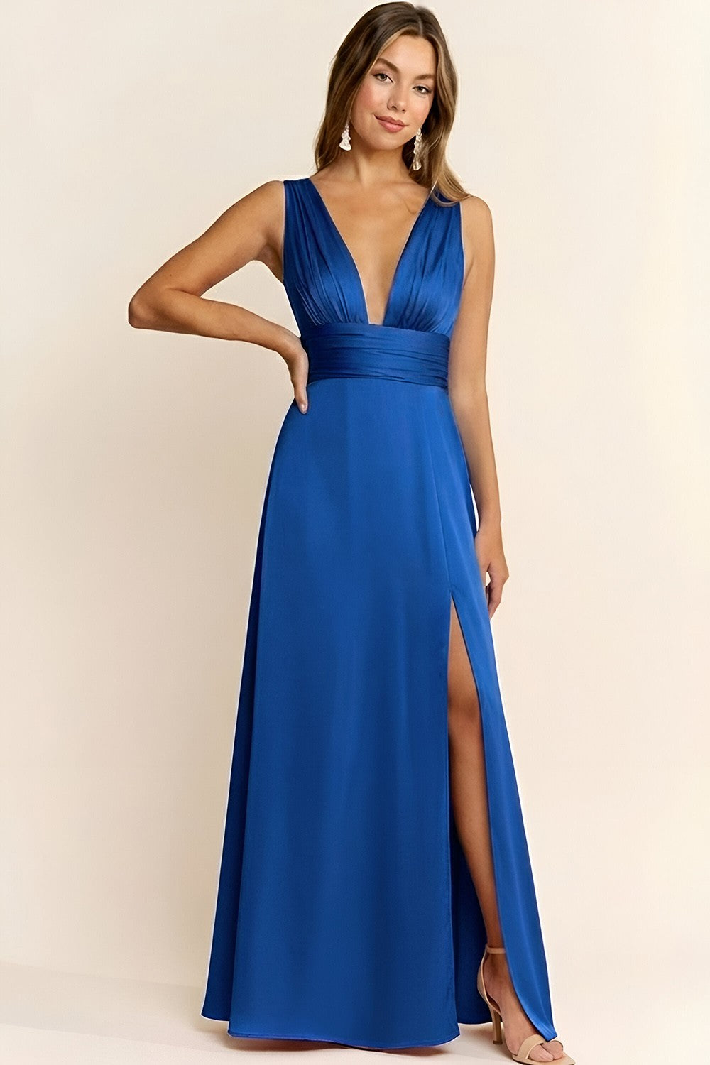 LAVINA MAXI DRESS BLUE