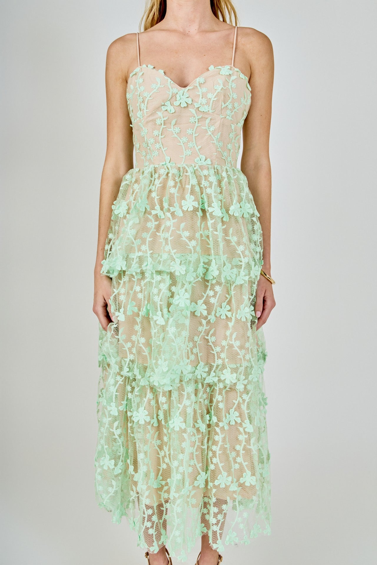 CARLOTTA LACE GREEN