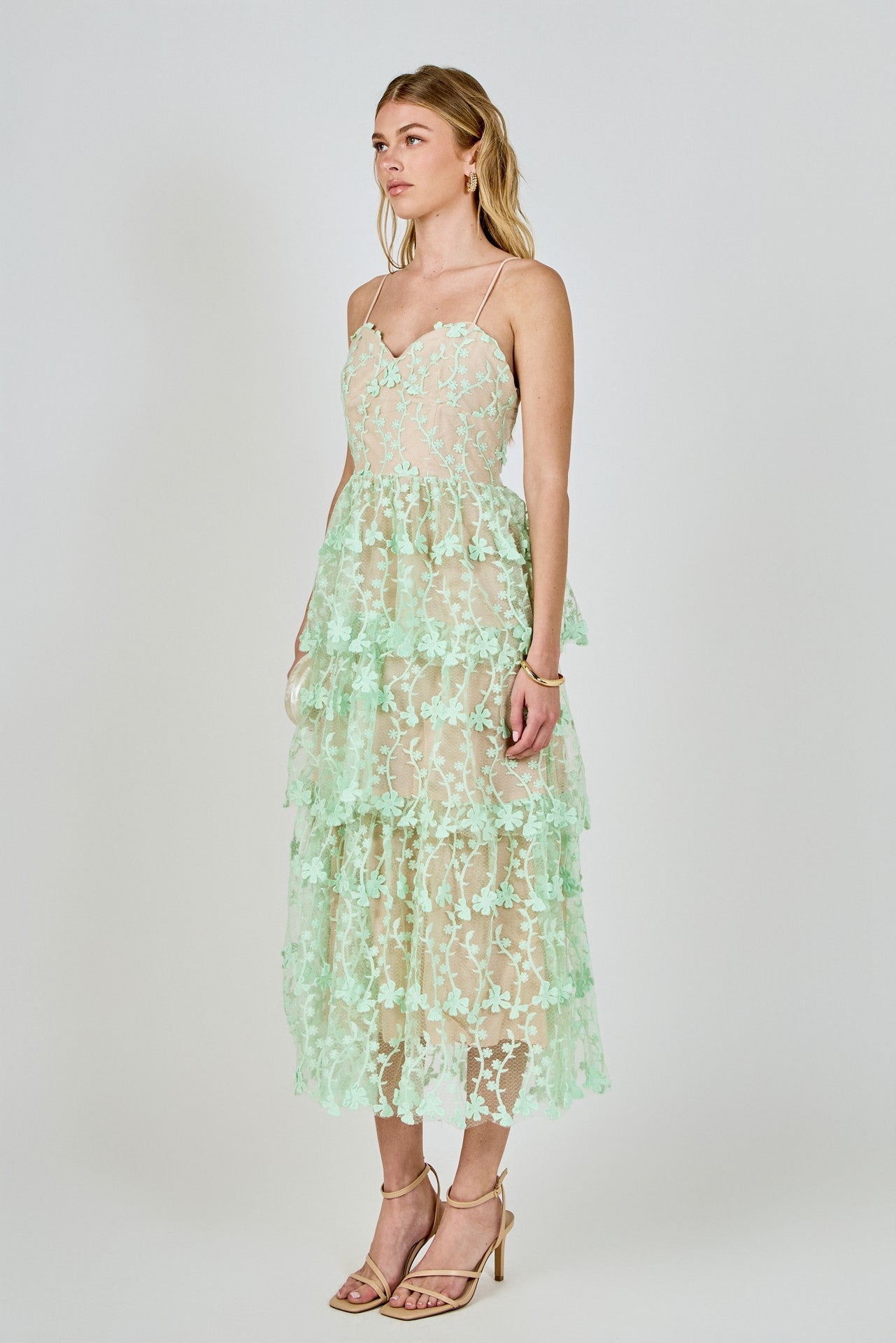 CARLOTTA LACE GREEN