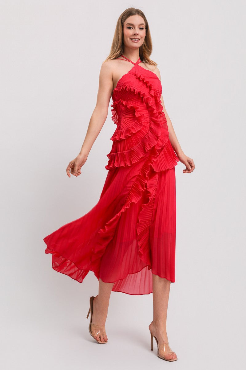ADEN FUSCHIA DRESS