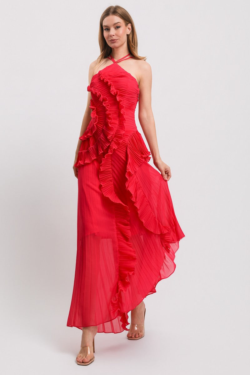 ADEN FUSCHIA DRESS