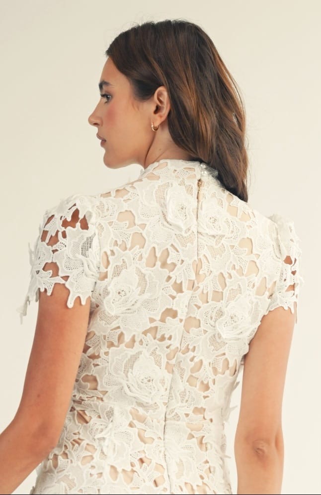 THALIA LACE WHITE