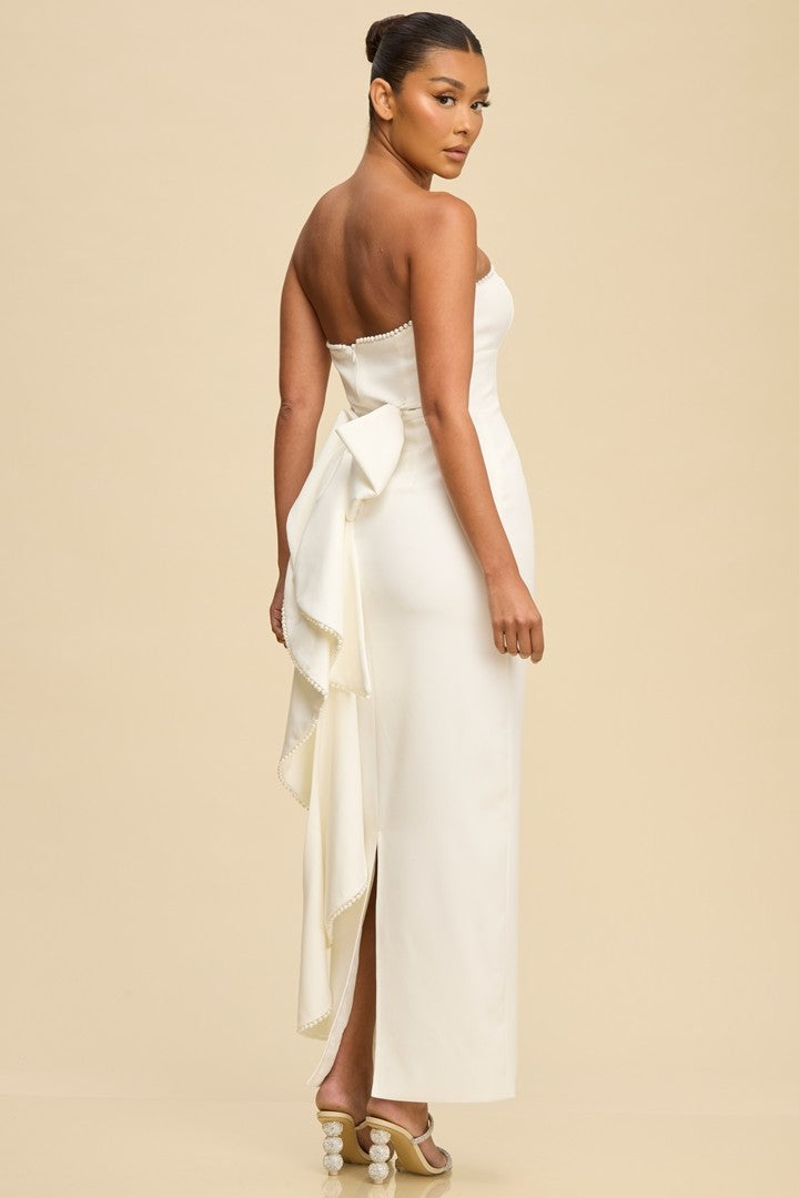 MARISSA TUBE WHITE DRESS