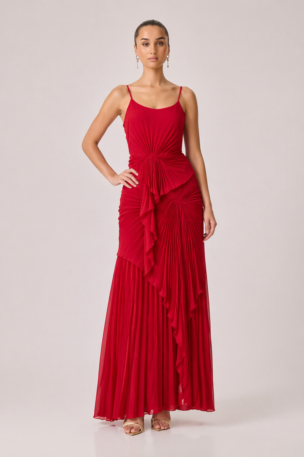 PENELOPE MAXI DRESS RED