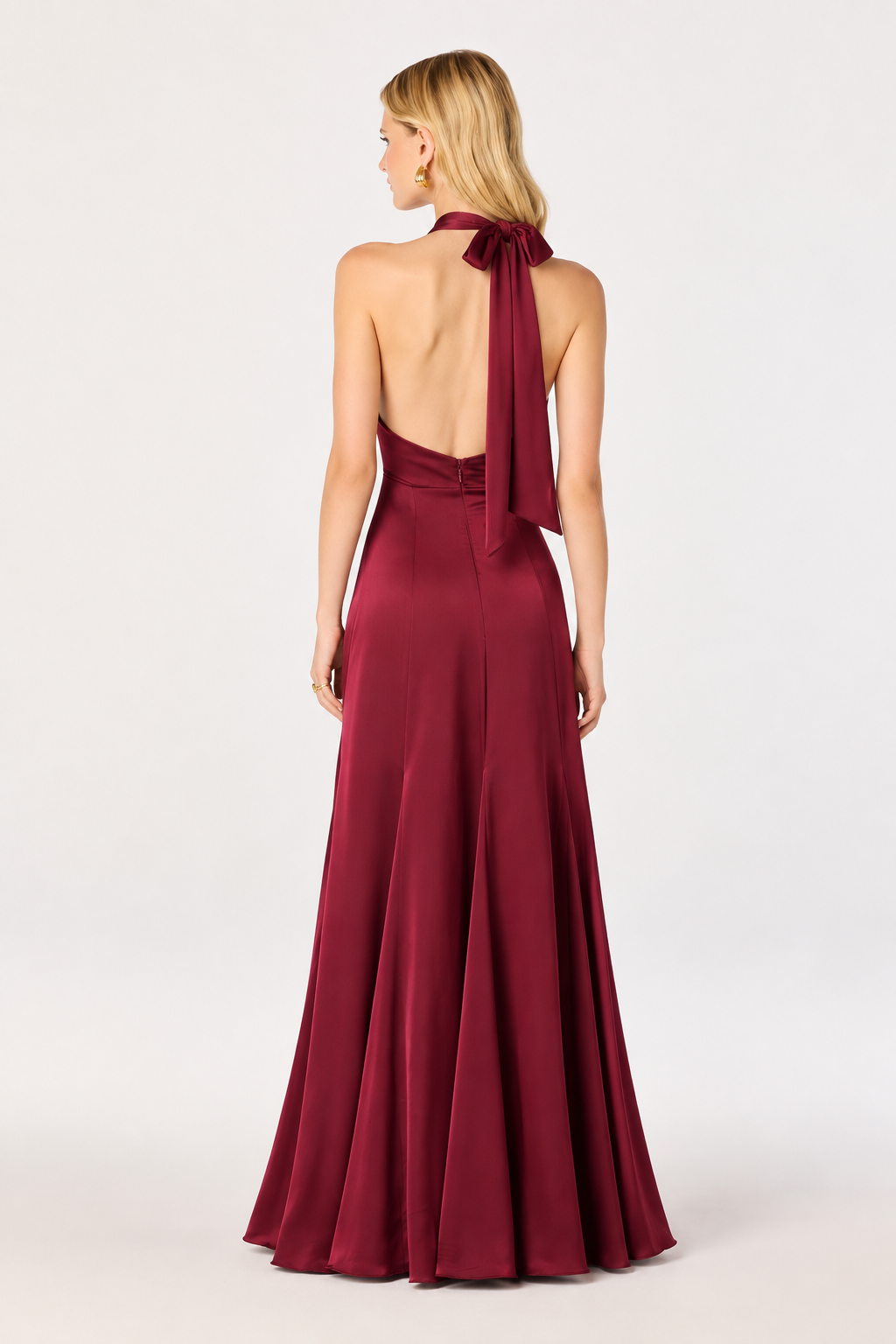 DESIRE BURGUNDY MAXI DRESS