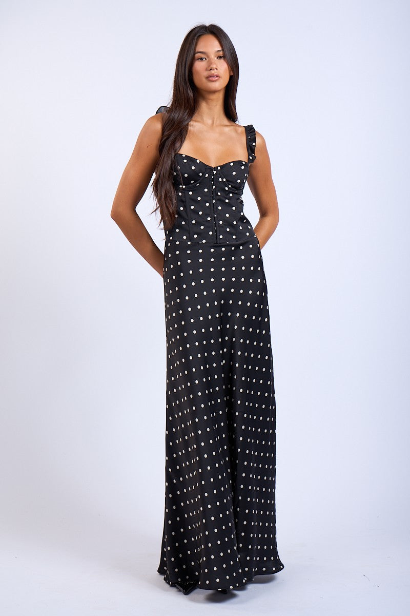 NOVA POLKA DOT MAXI DRESS