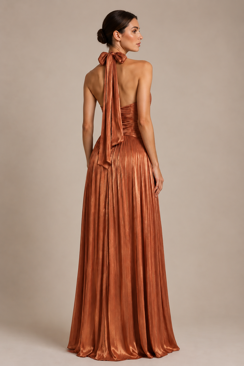 FAYE DRESS TERRACOTA