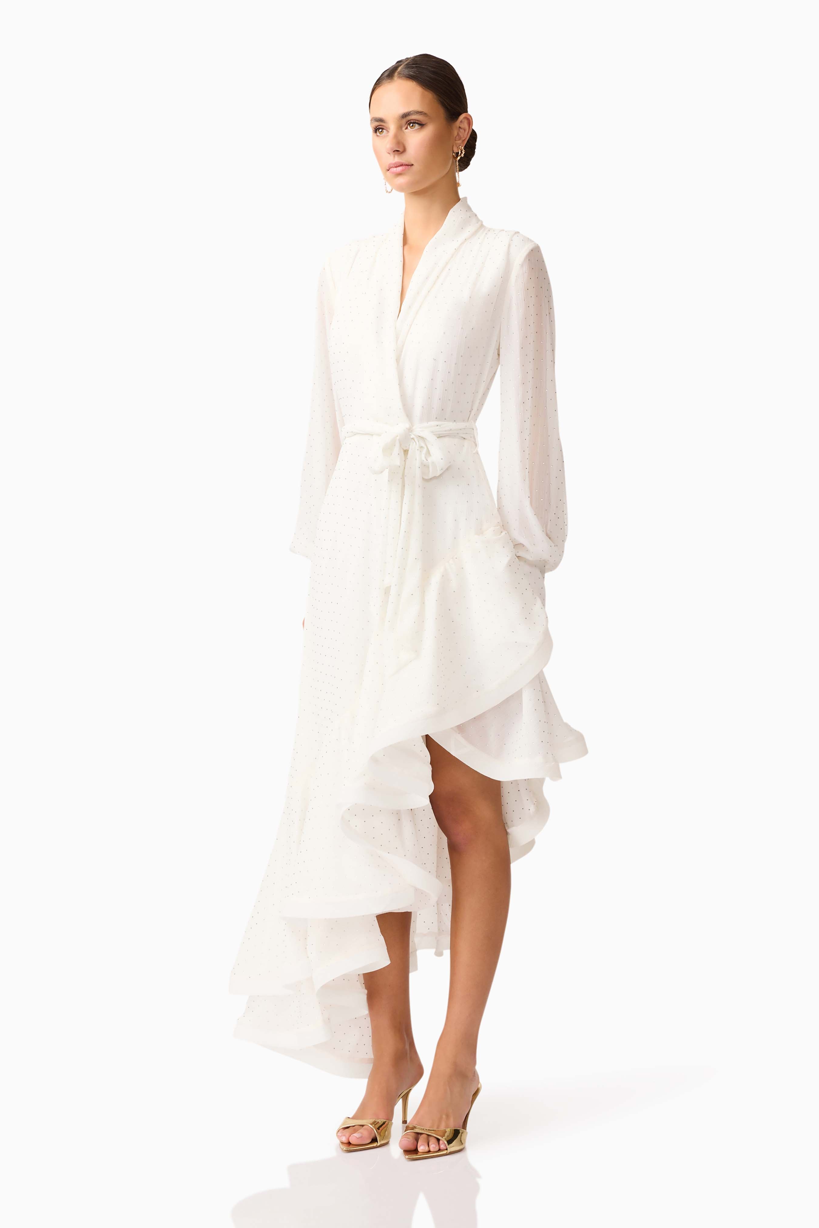 MOSS ASYMMETRIC GOWN