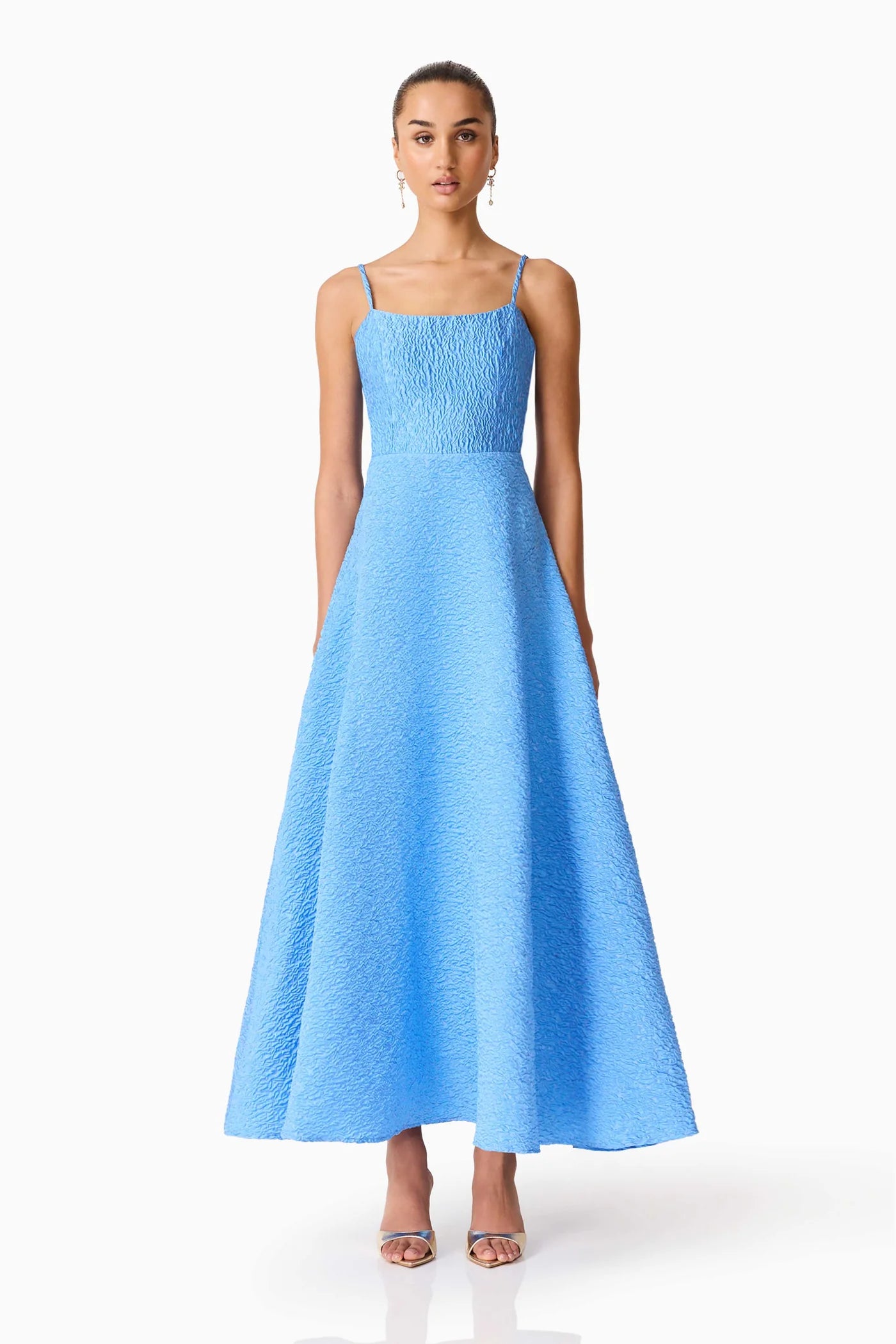 BRIALLEN JACQUARD GOWN