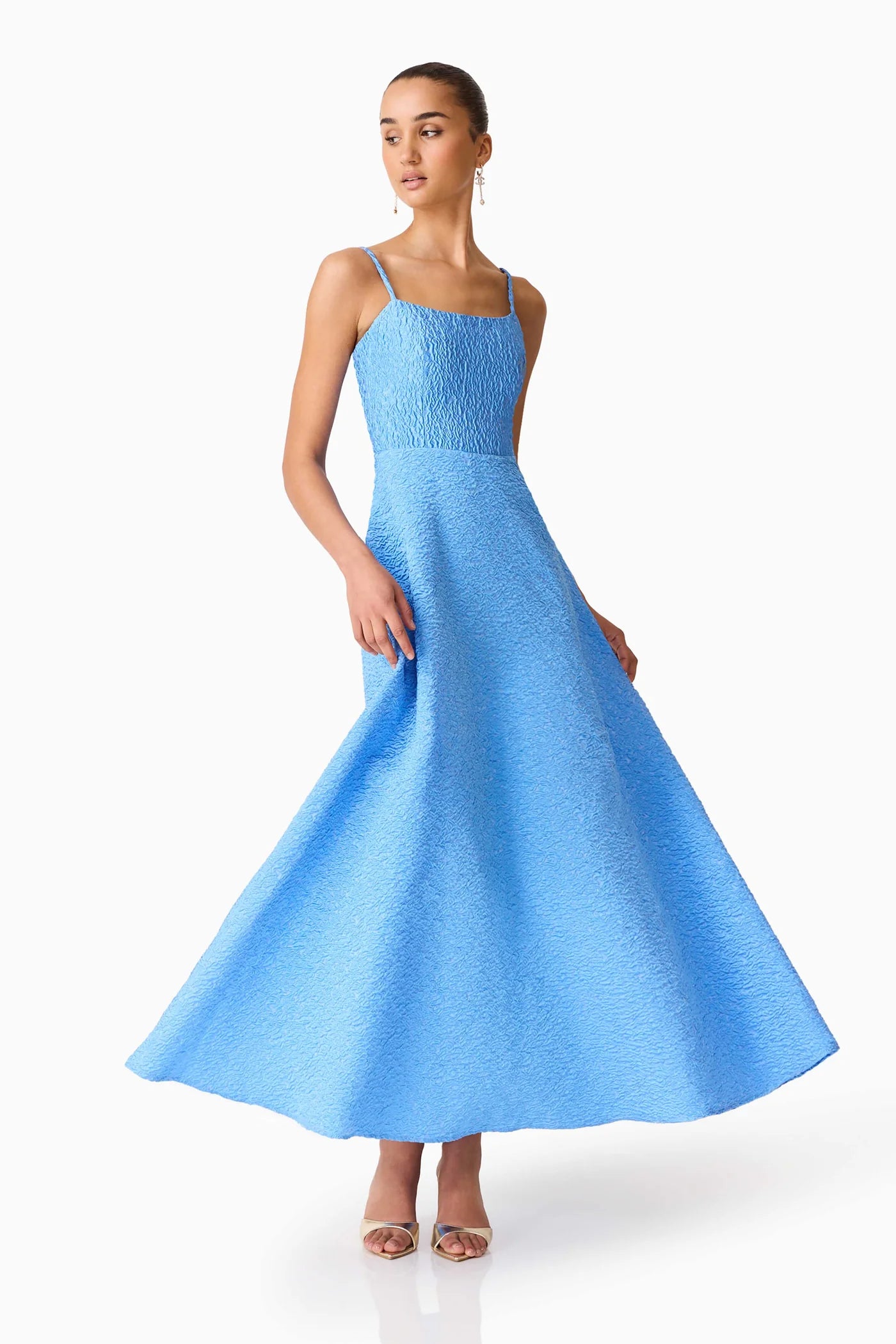 BRIALLEN JACQUARD GOWN