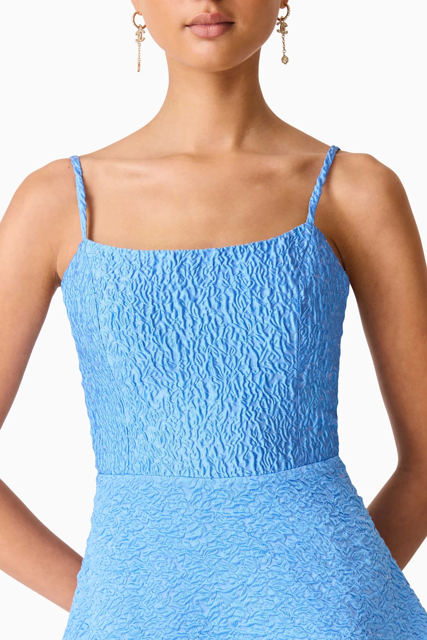 BRIALLEN JACQUARD GOWN