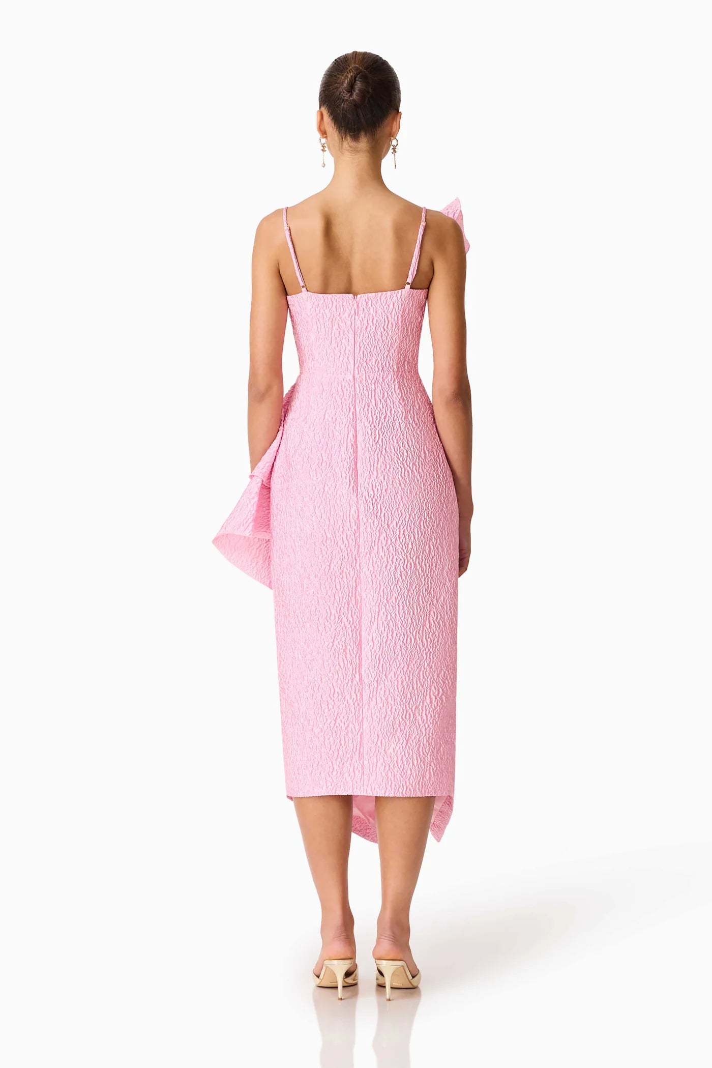 BRIALLEN JACQUARD MIDI DRESS