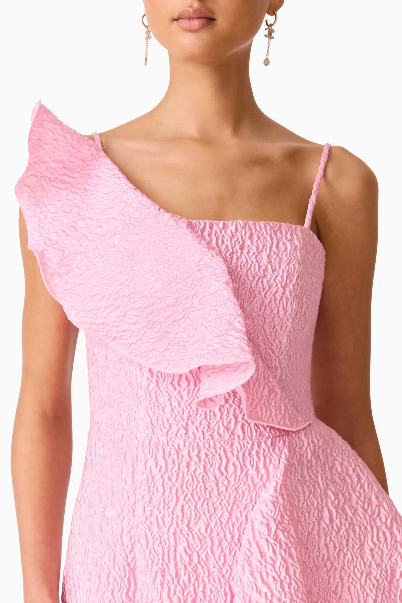 BRIALLEN JACQUARD MIDI DRESS