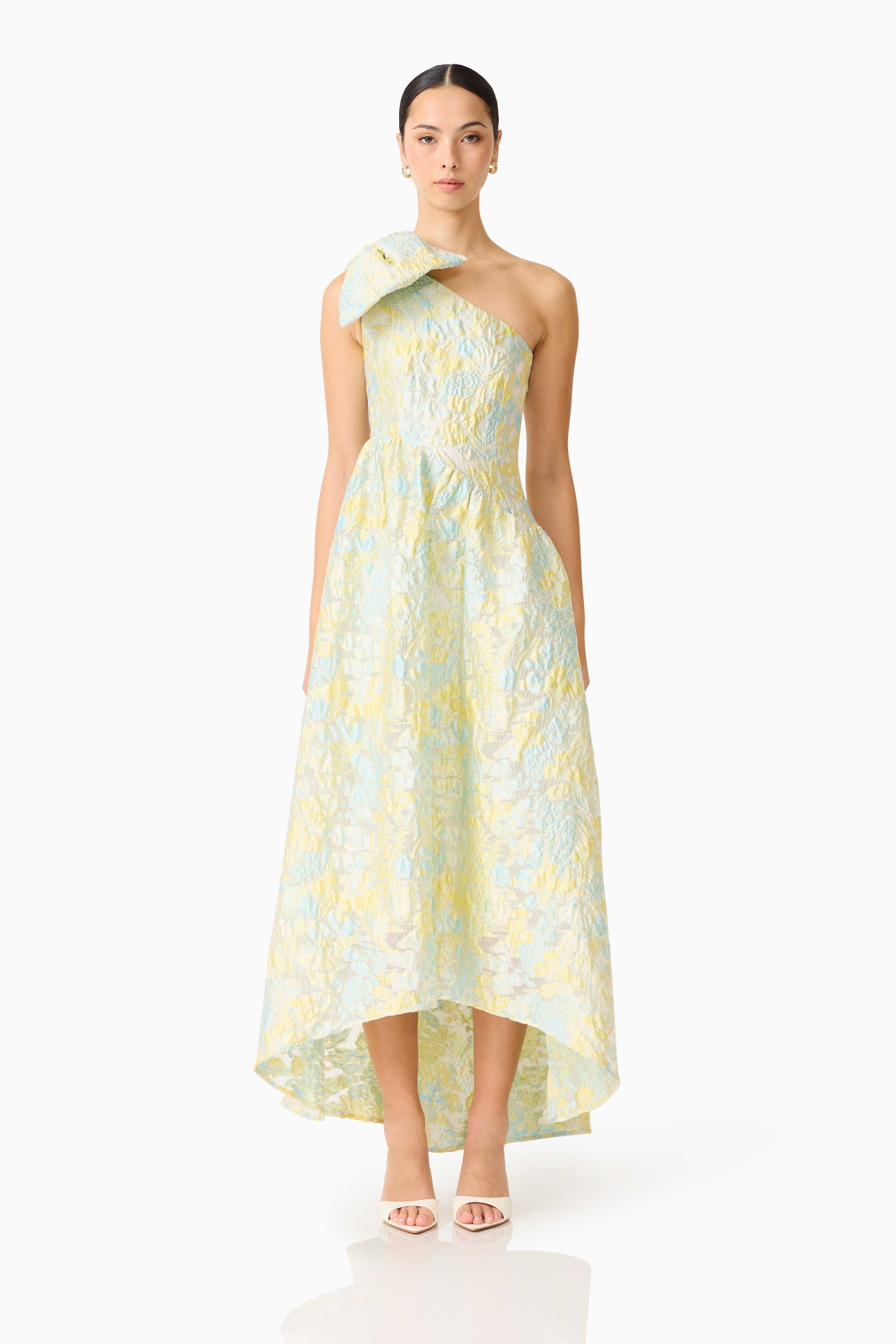 PENELOPE ASYMMETRICAL HI - LO GOWN