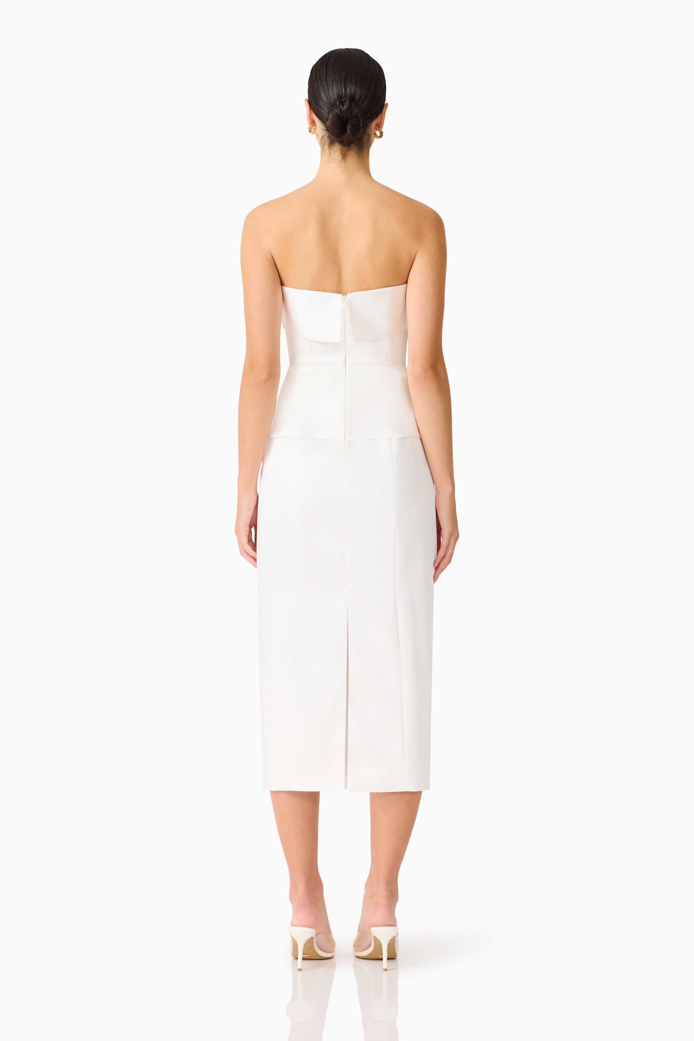 SYDNEY STRAPLESS MIDI DRESS