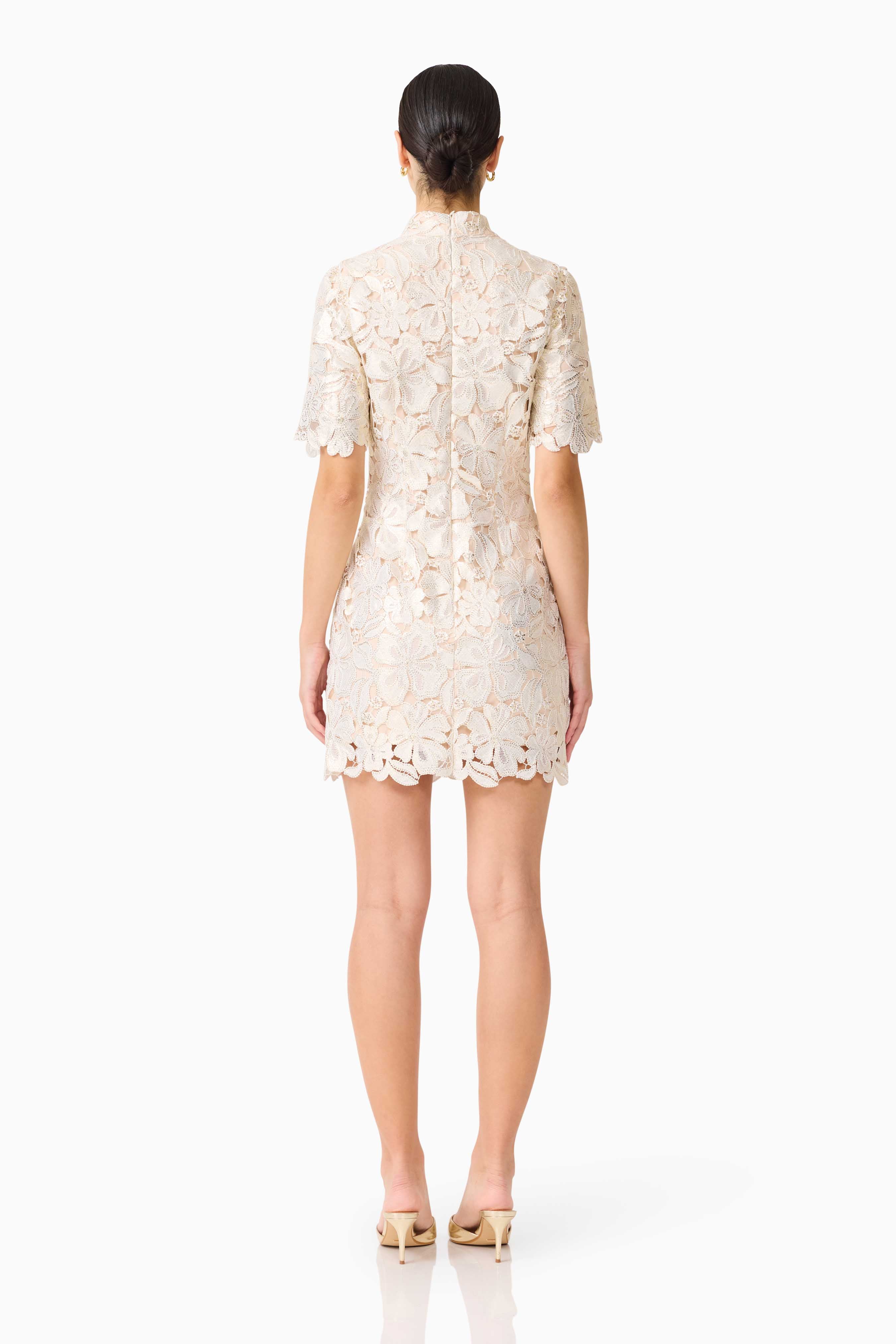 NICOLETTA SLEEVE MINI DRESS
