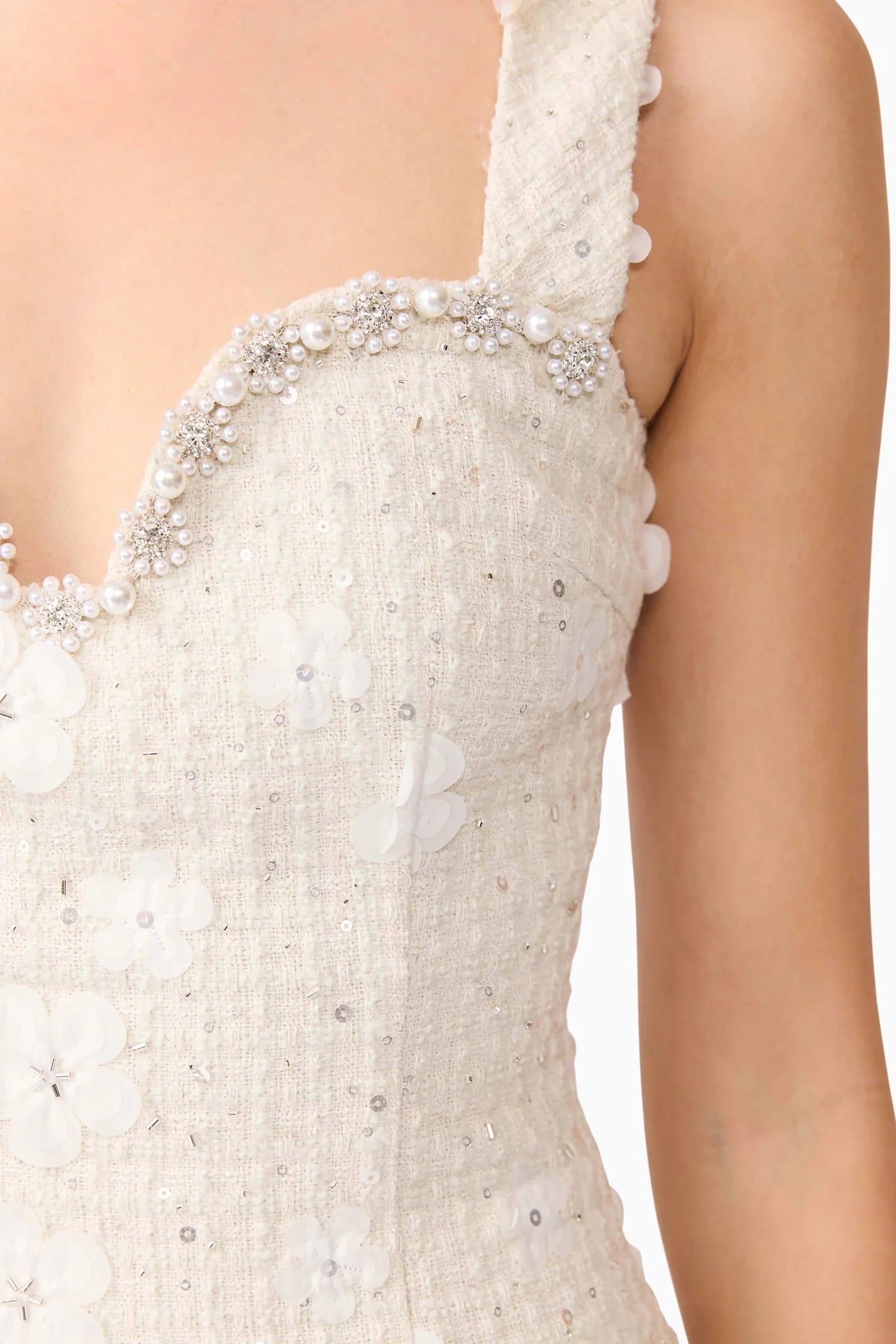 ELLOISE MIDI DRESS WHITE