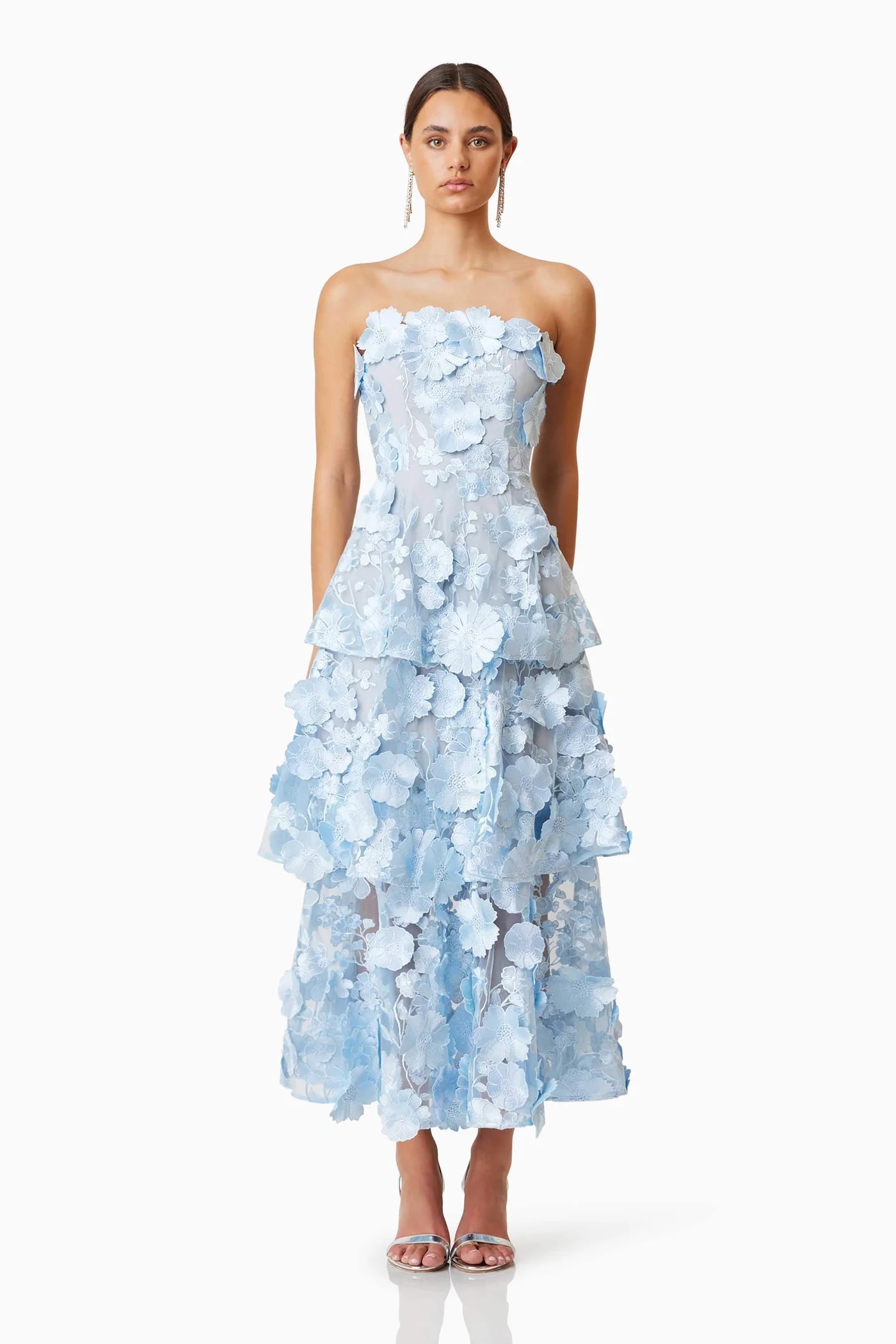 SELENE MAXI DRESS TIERED 3D