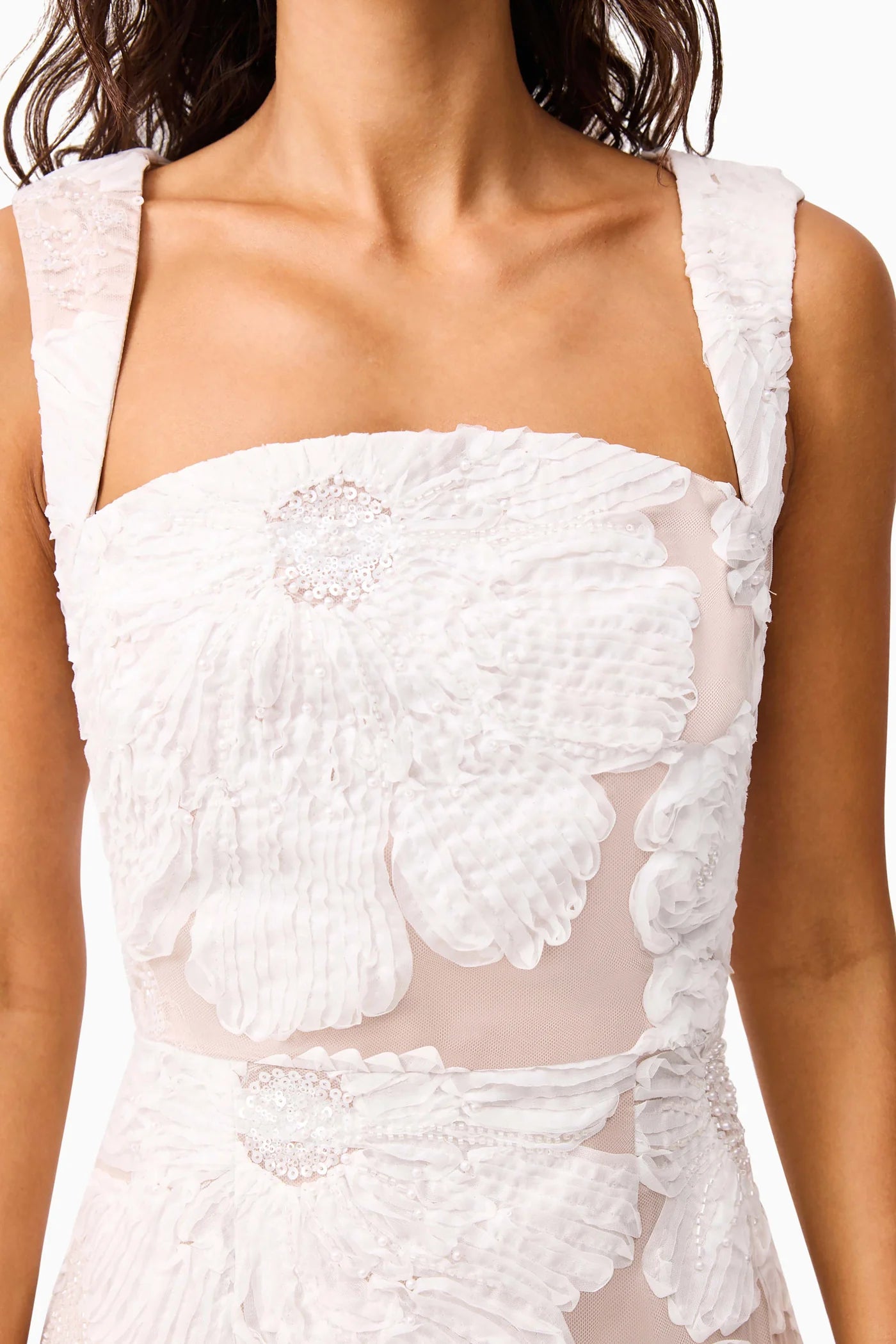 ROXANA MIDI DRESS WHITE