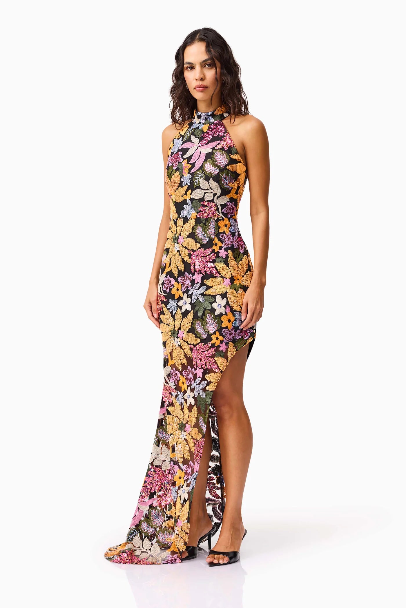 KIRAN HALTER SEGUIN GOWN