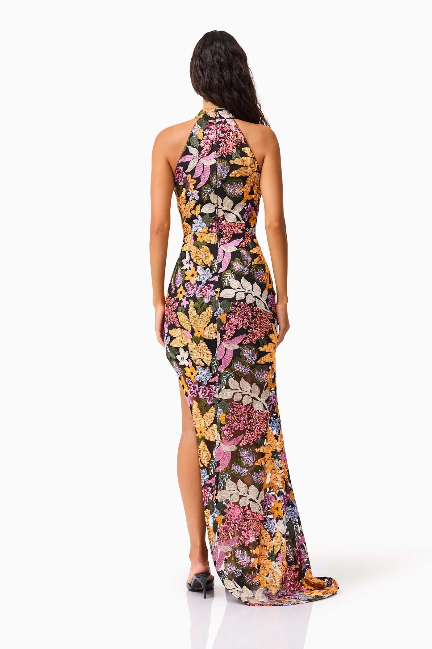 KIRAN HALTER SEGUIN GOWN
