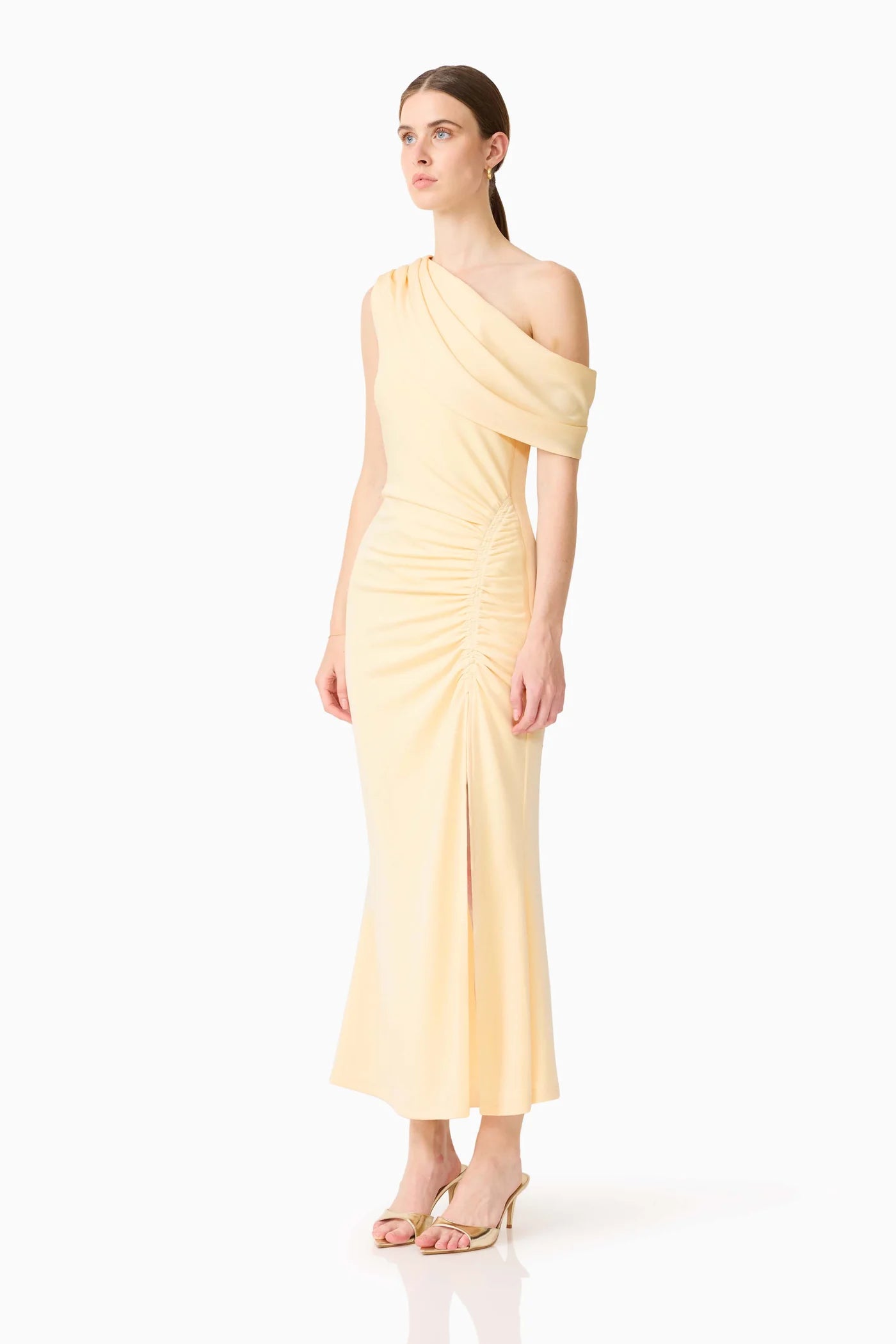 SIMONE ONE SHOULDER MAXI DRESS