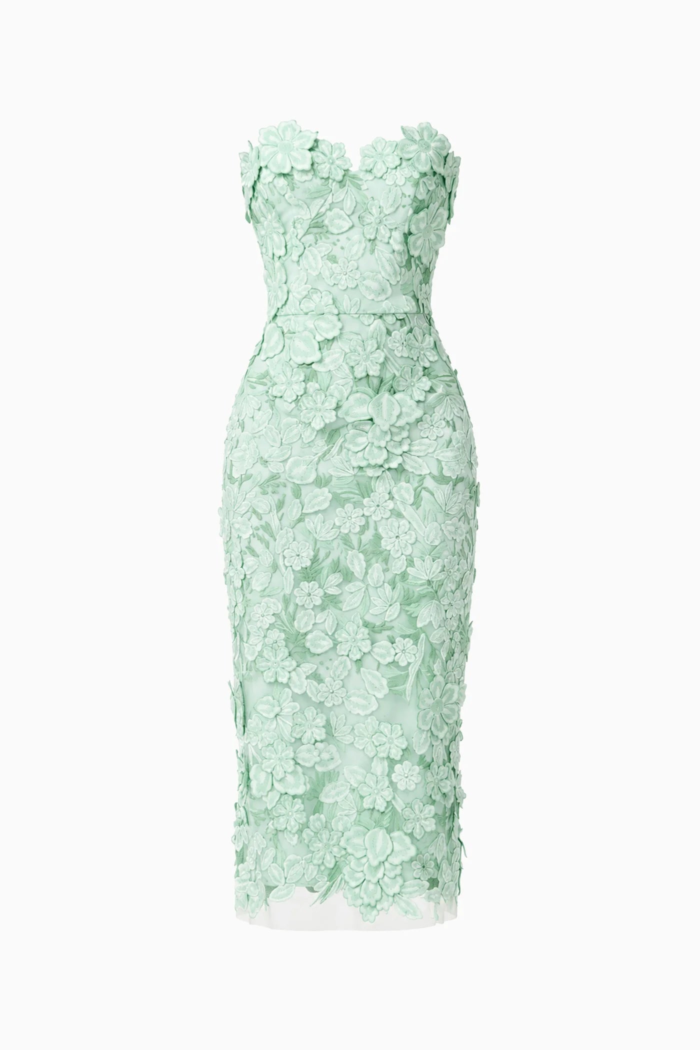ROSEATE FLORAL MIDI DRESS