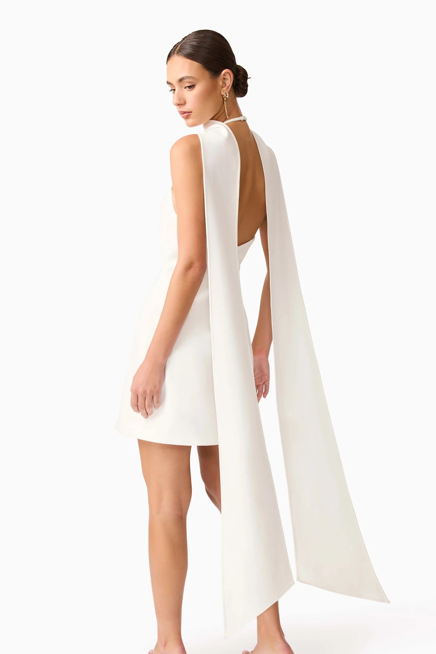 MIRA HALTER MINI DRESS