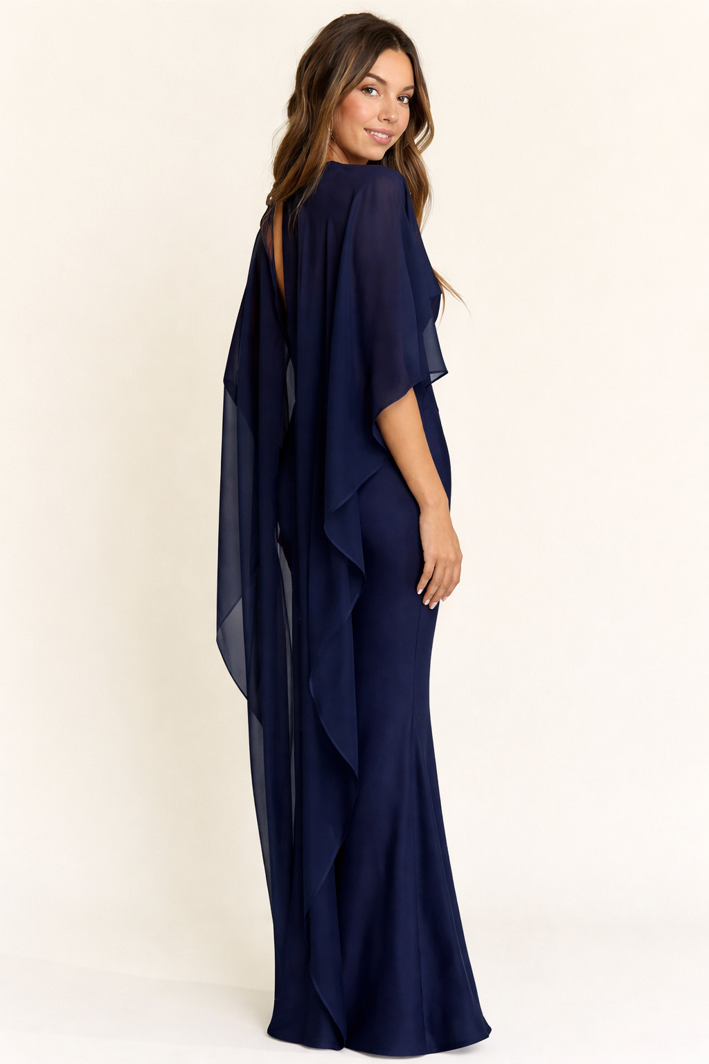 SELENE CAPE DRESS