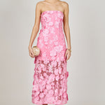 CHANTEL MIDI DRESS PINK