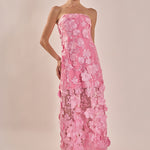 CHANTEL MIDI DRESS PINK