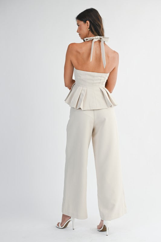 AMIKA PANTS SET MARFIL