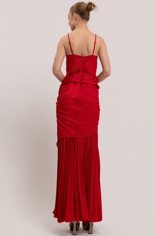 PENELOPE MAXI DRESS RED