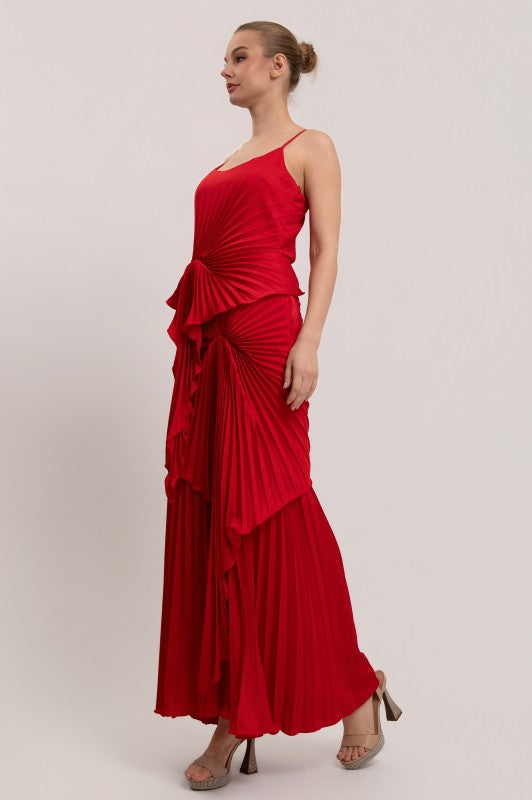 PENELOPE MAXI DRESS RED
