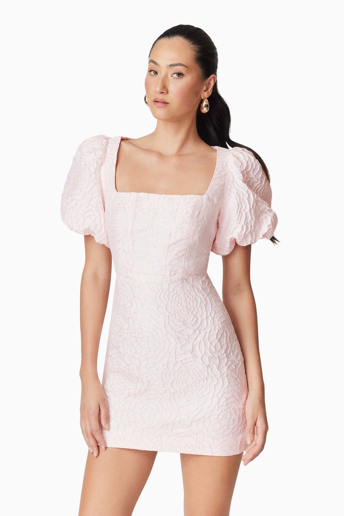 DEANNA PUFF SLEEVE MINI DRESS