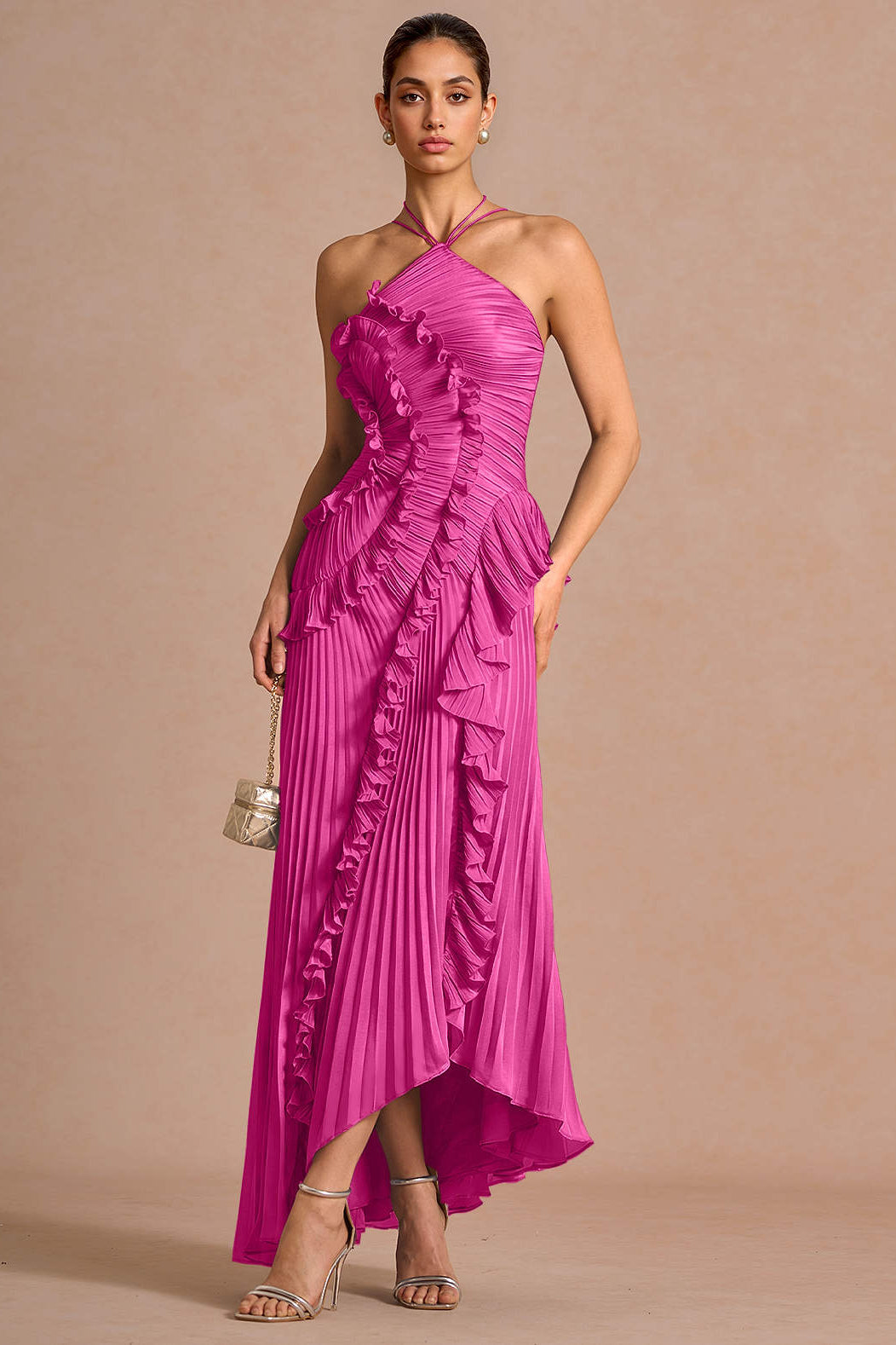 ADEN HOT PINK DRESS