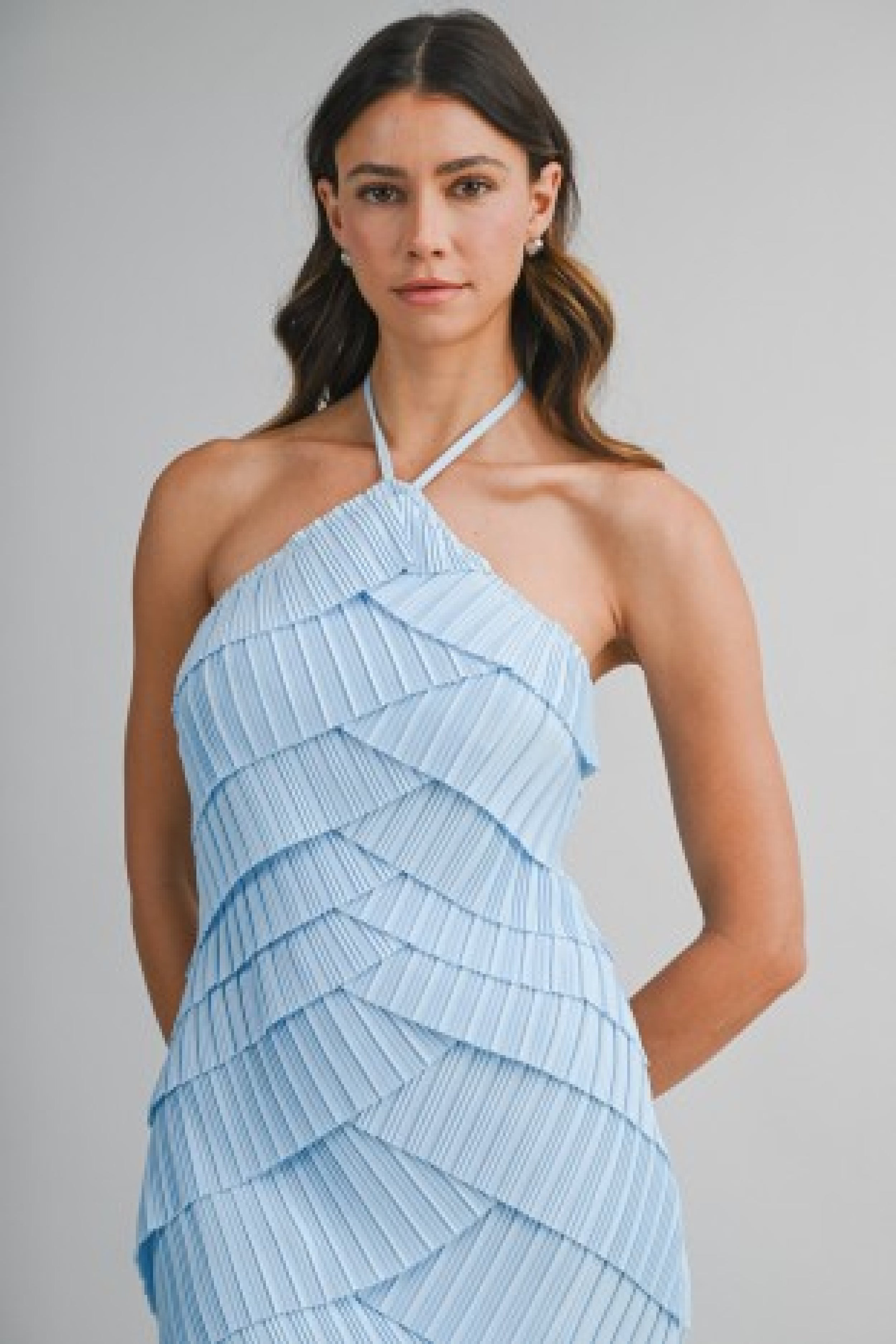 CARMINA MIDI DRESS BLUE
