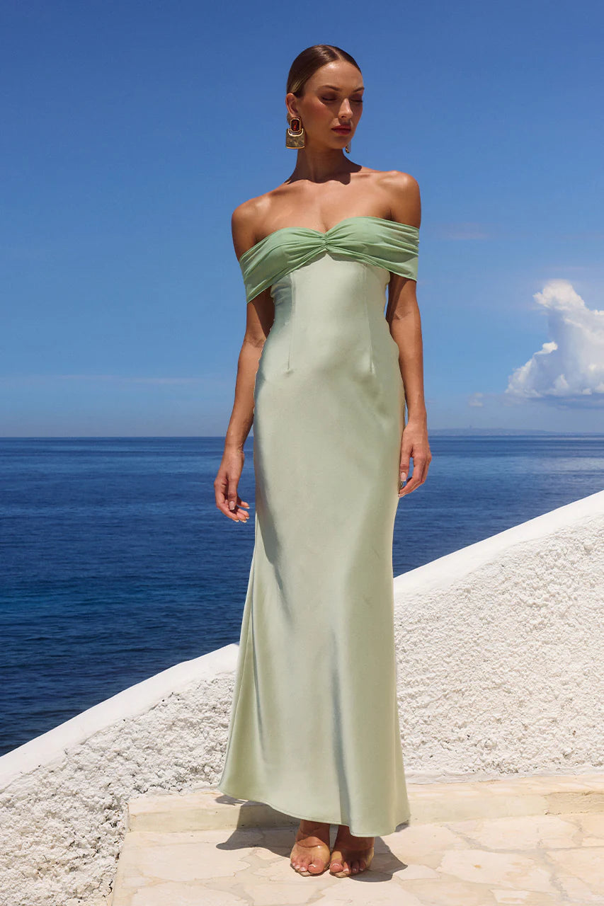 KADIE OFF SHOULDER MAXI DRESS