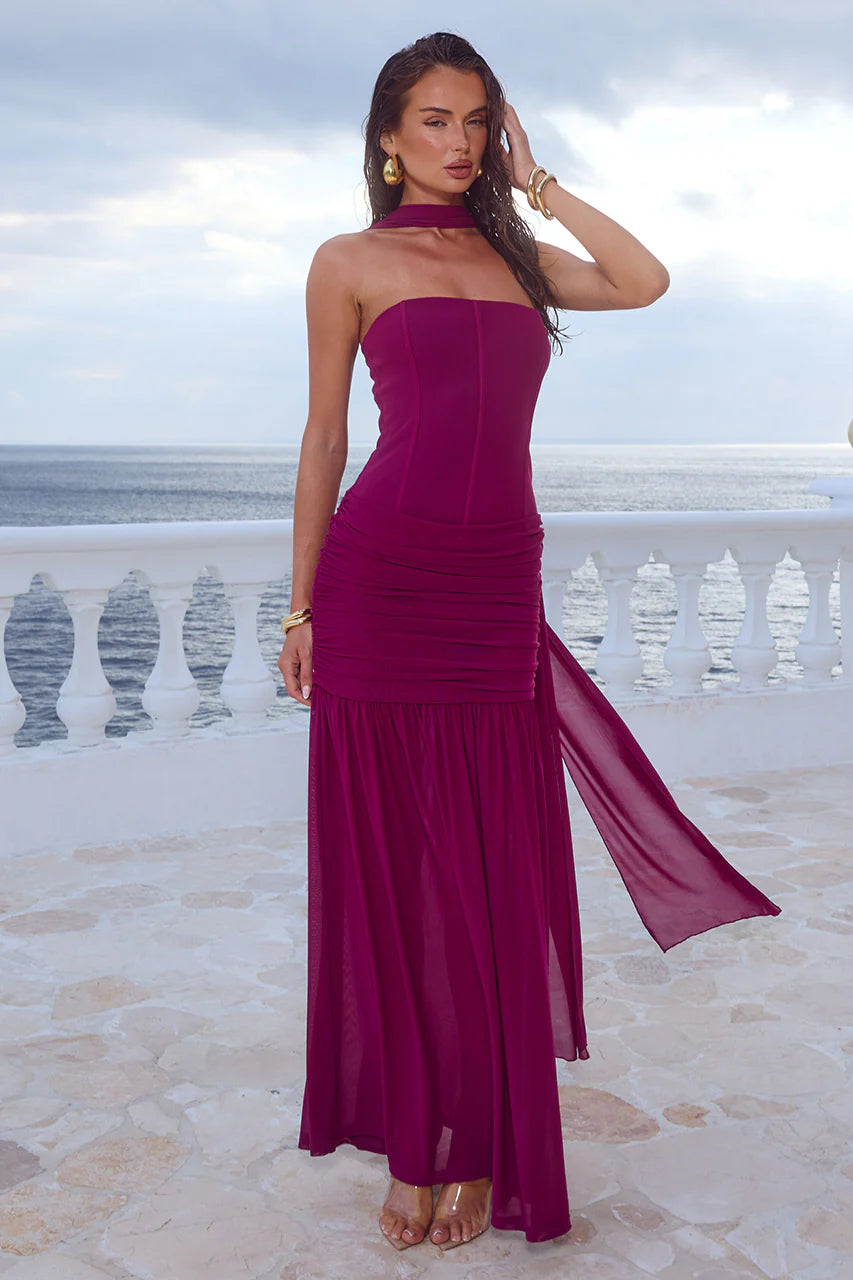 LILLIE CORSET MAXI DRESS