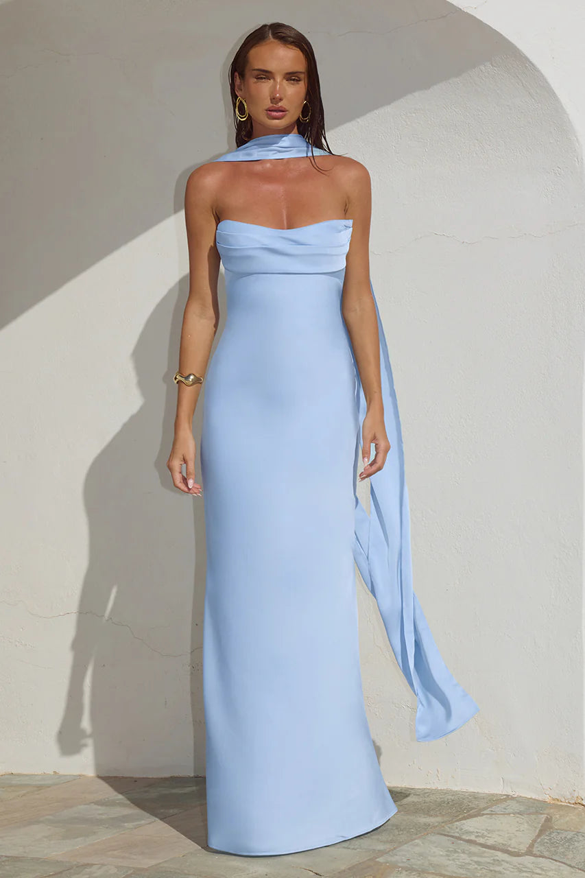 MADELINE MAXI DRESS BLUE