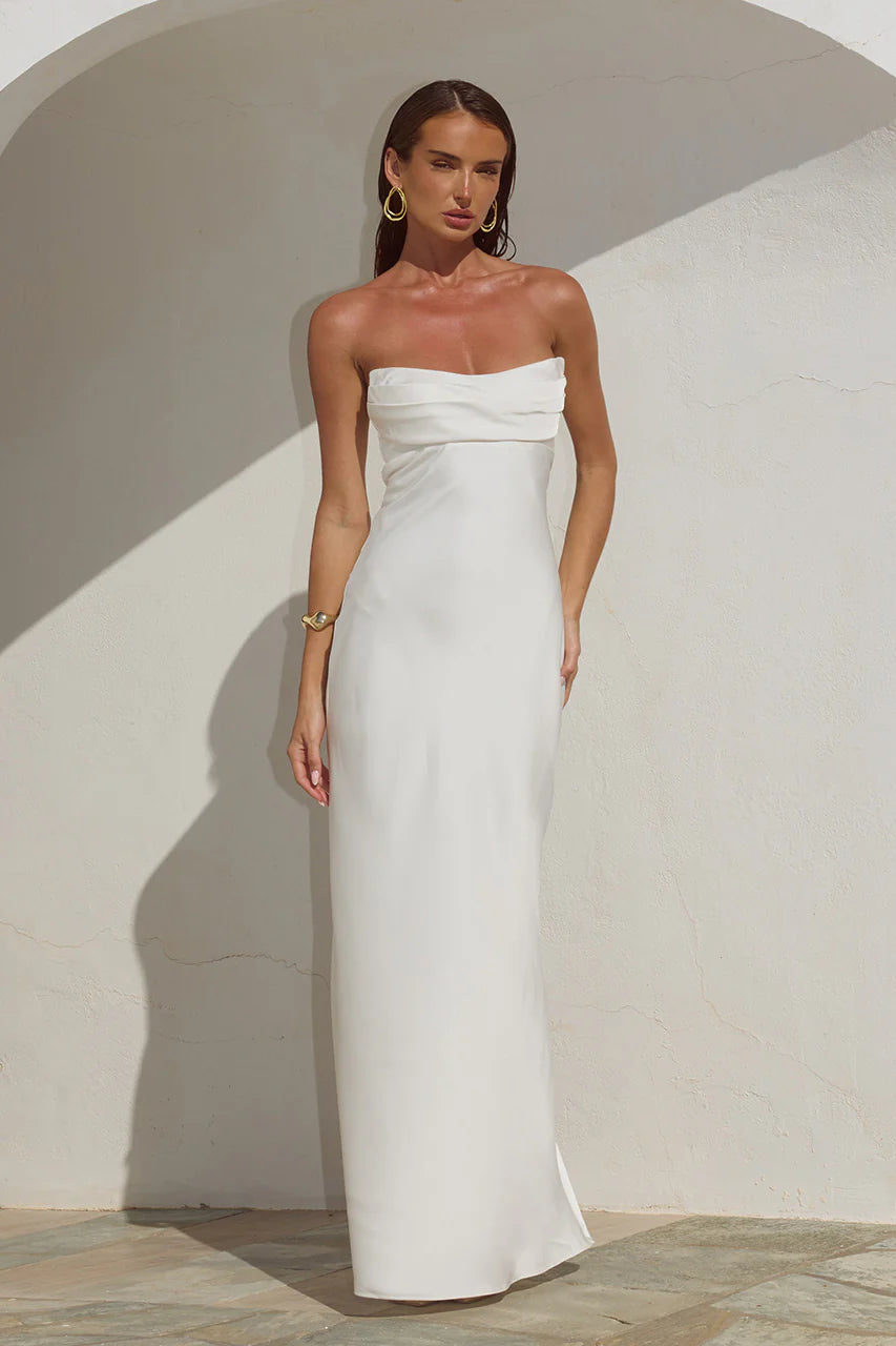 MADELEINE MAXI DRESS PEARL