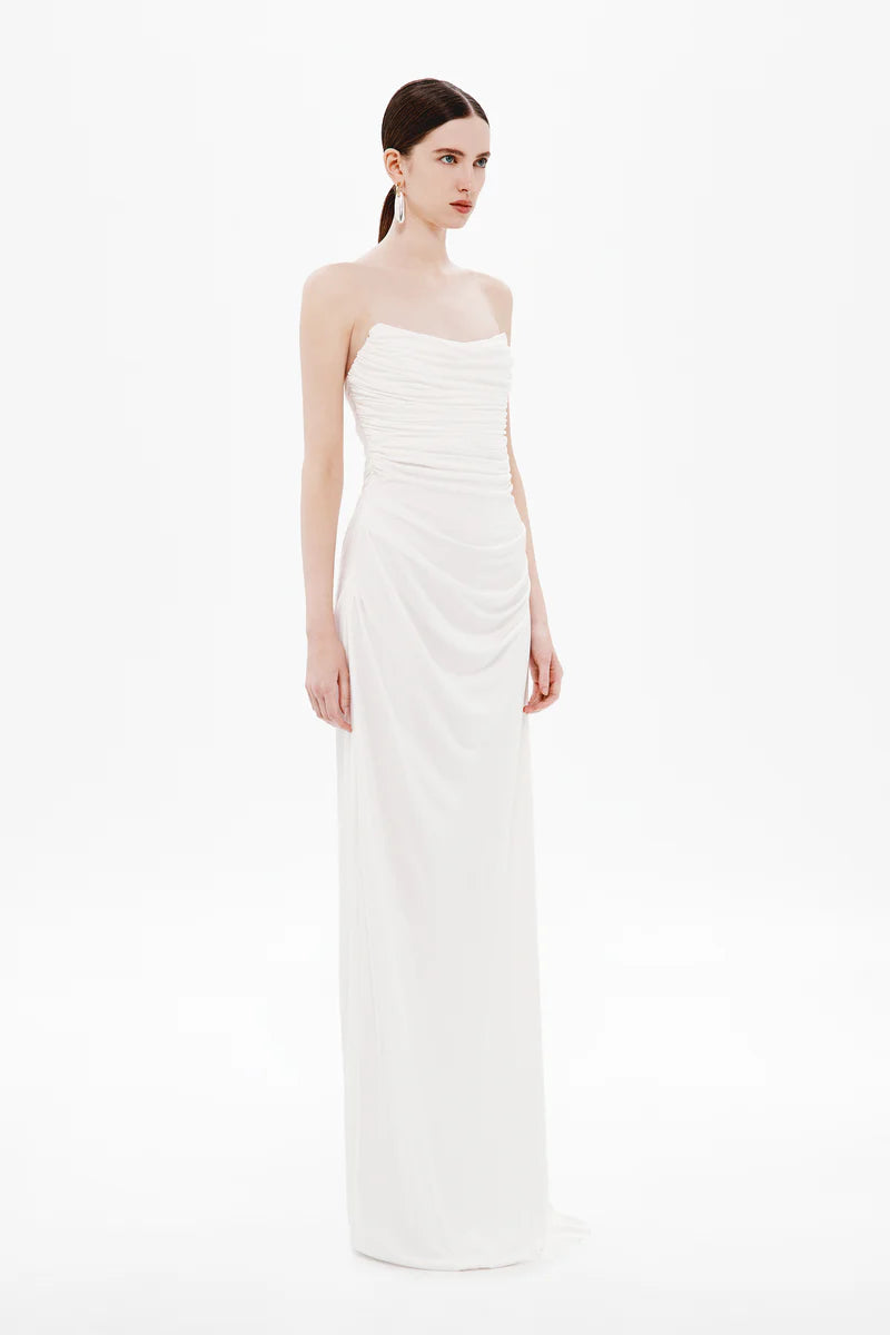 THE DRY JERSEY DRAPED DRESS