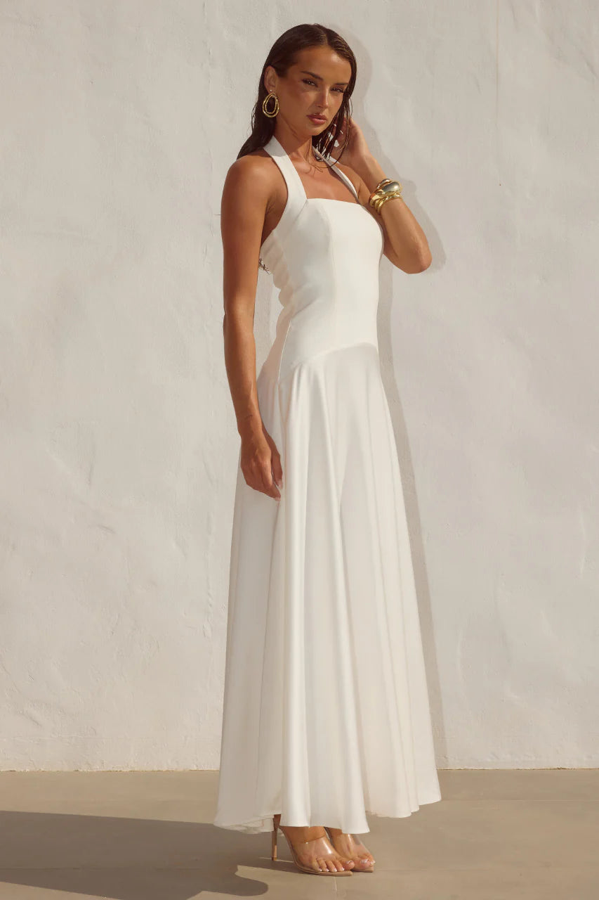 ODINA SQUARE NECK MAXI DRESS