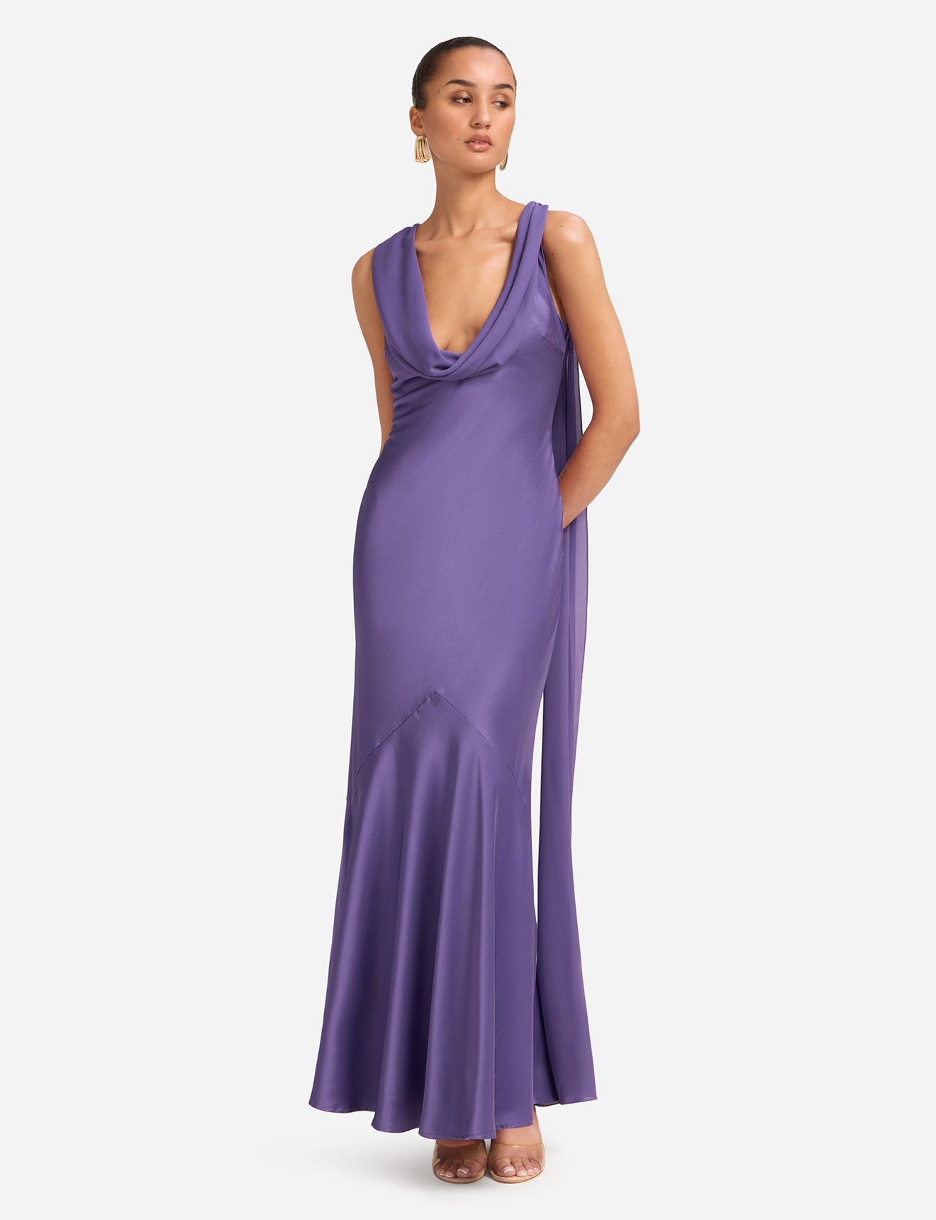 GABRIELLA MAXI DRESS PURPLE