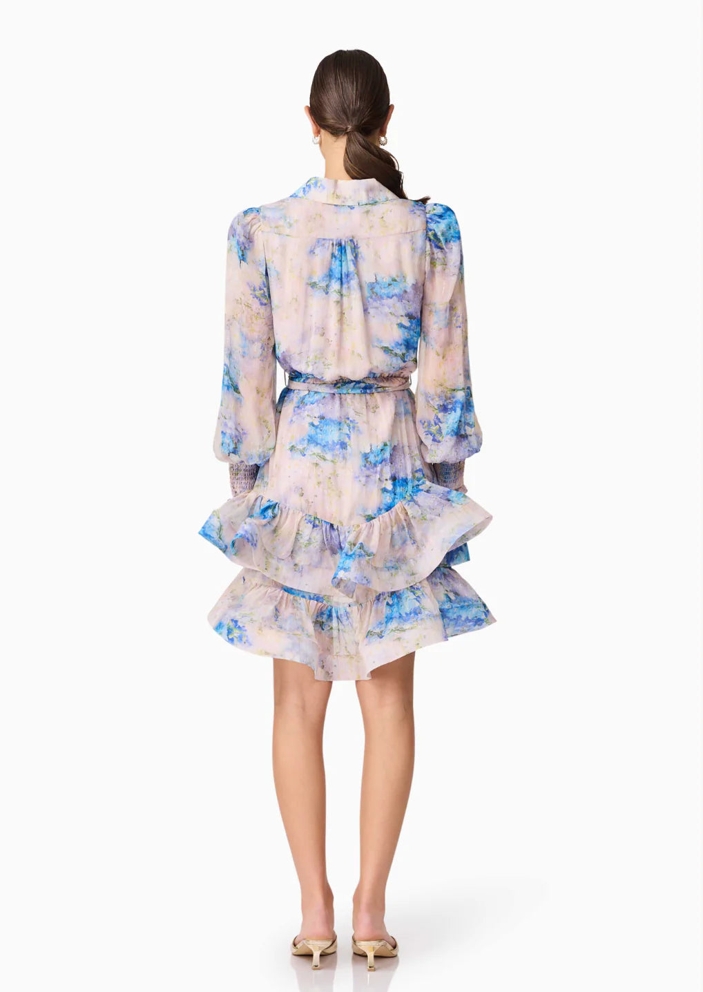 BRIONY LONG SLEEVE MINI DRESS
