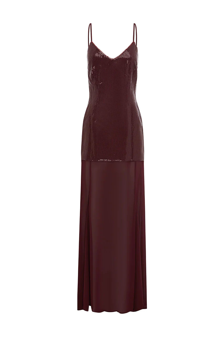 TULIA LOW BACK MAXI DRESS