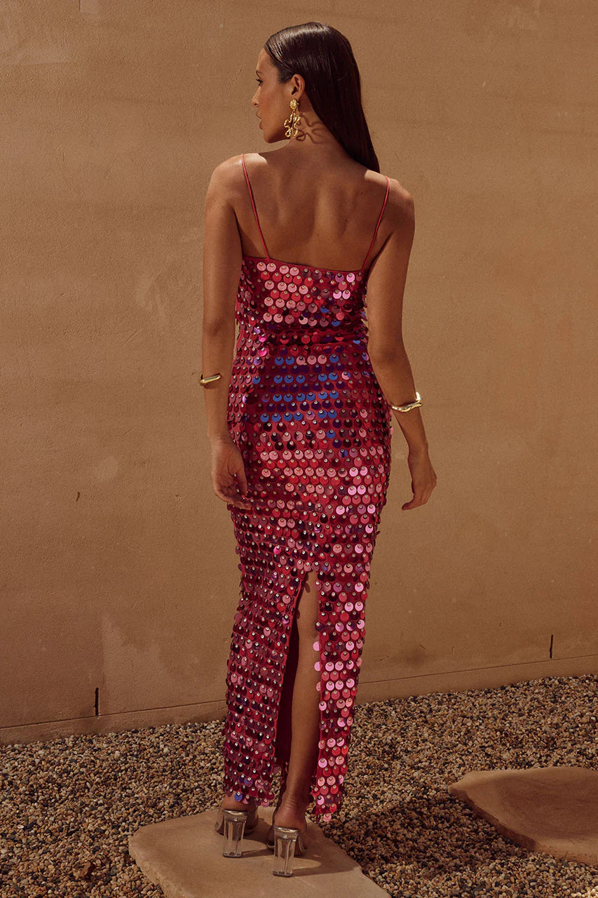 LACANZA SEQUINS DRESS.