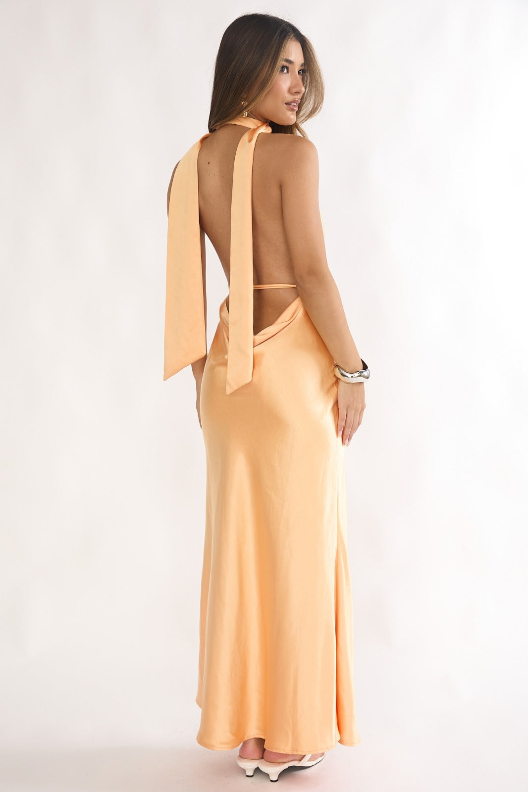 CORDÉ MAXI HALTER APRICOT